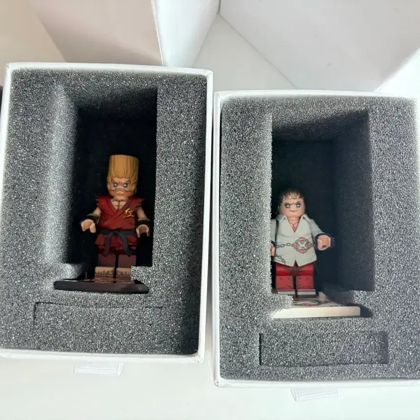 [BUNJANG] Aura Tekken Paul Phoenix Lego Custom Figures Set (2 Types) / 아우라 철권 폴피닉스 스티브 2종 일괄 레고 커스텀
