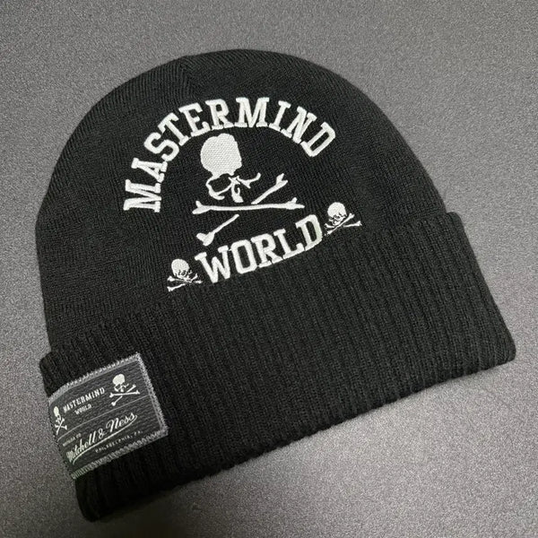 [BUNJANG] Mastermind World Collaboration Beanie Black / 마스터마인드 Mastermind World 콜라보 비니 판매 블랙