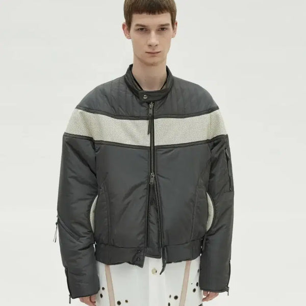 [BUNJANG] Andersson Bell Biker Padded Jacket / (M) 앤더슨벨 바이커 패디드 자켓