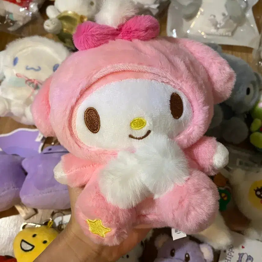 [BUNJANG] Sanrio My Melody Doll Keychain Pastel Costume Ver. / 정품 산리오 마이멜로디 인형 키링 파스텔코스튬 마멜