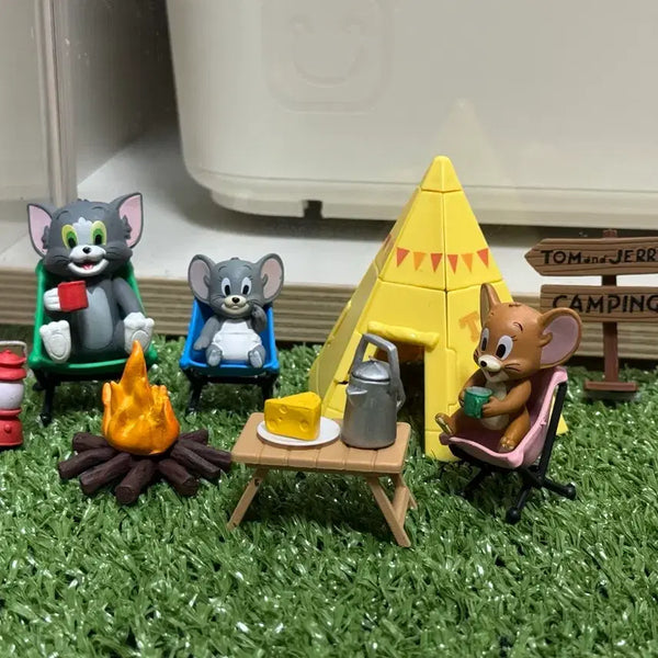 [BUNJANG] Tom and Jerry Camping Concept Figure Full Set / 톰과제리 피규어 풀 세트