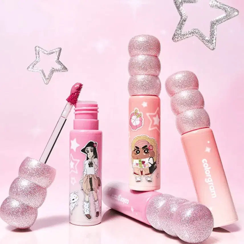[BUNJANG] Colorgram Crayon Shin-chan Collaboration Milk Glass Tint / (새상품 현물)일본 컬러그램 짱구 콜라보 갸루 밀크 글라스 틴트 립글로즈