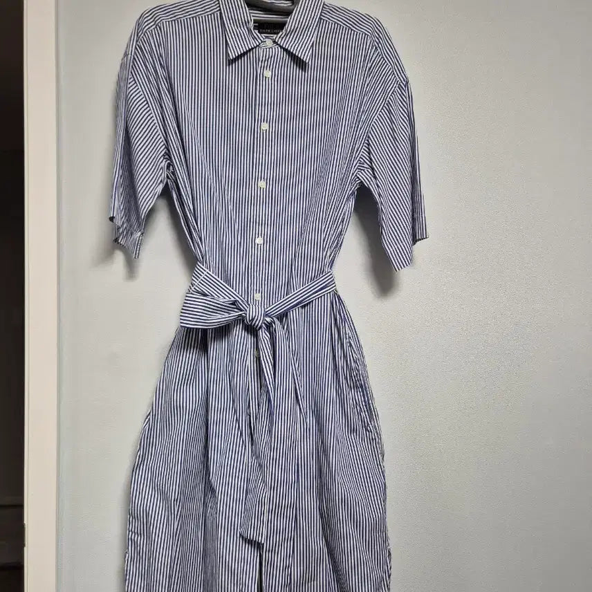 [BUNJANG] Polo Ralph Lauren Striped Shirt Dress / 폴로 랄프로렌 셔츠 원피스 스트라이프