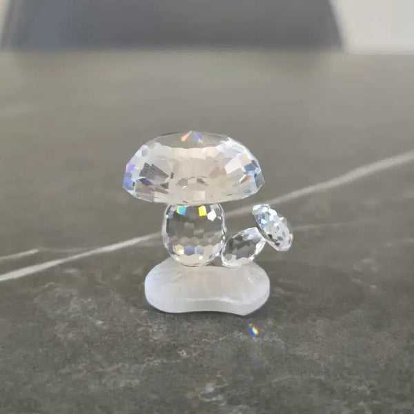 [BUNJANG] Swarovski Crystal Mushroom Figurine / Swarovski 스와로브스키 크리스탈 버섯 장식품