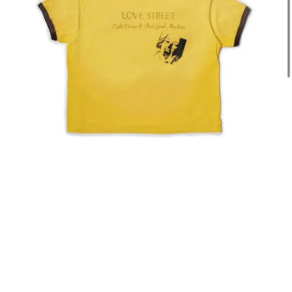 [BUNJANG] Ringer T-Shirt Yellow / (2) 뤡코즈 링거티 옐로 1회착 택포