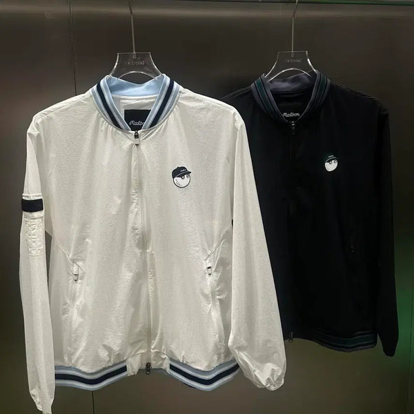 [BUNJANG] MALBON Men's Bomber Jacket / MALBON 말본 남성 봄버 점퍼 재킷
