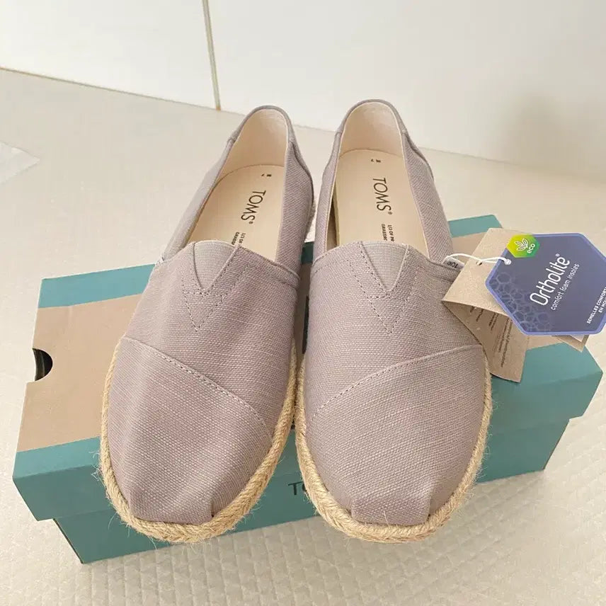 [BUNJANG] Toms Alpargata Black Men's Slip-on Shoes (250mm) / 새상품)탐스 알프루프 블랙 남성 슬립온  070(250사이즈)