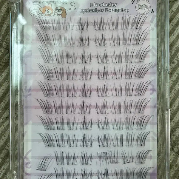 [BUNJANG] Aemilim No-Glue Individual Lash Strips Clear Band / 애미림 노글루 가닥 부분 속눈썹 래쉬 투명 라인