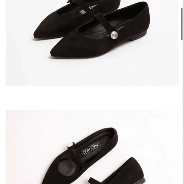 [BUNJANG] MARCMOZE Mary Jane Suede Shoes / 마크모크 메리제인 225mm
