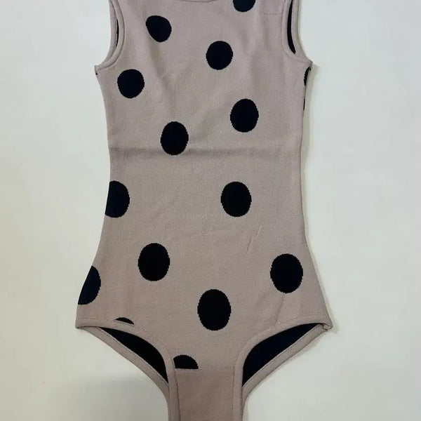 [BUNJANG] L'art Dot Knit Swimsuit Dress / (새상품) L'art 도트 니트 원피스 수영복