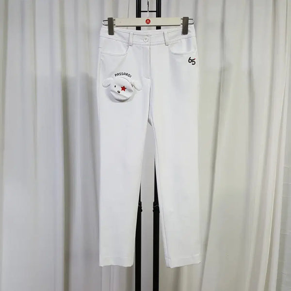 [BUNJANG] Pasadi Women's Spandex Golf Pants White Size 27 / 파사디 여성 스판 골프바지 화이트 27추천 오일장