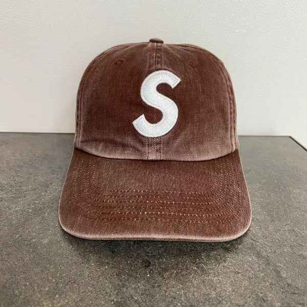 [BUNJANG] Supreme S Logo Cap 23FW Pigment Brown / (OS) 슈프림 S로고 볼캡 모자 23FW 피그먼트 브라운