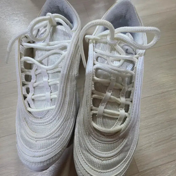 [BUNJANG] Nike Air Max 97 White Sneakers / 나이키 에어맥스 97 흰색
