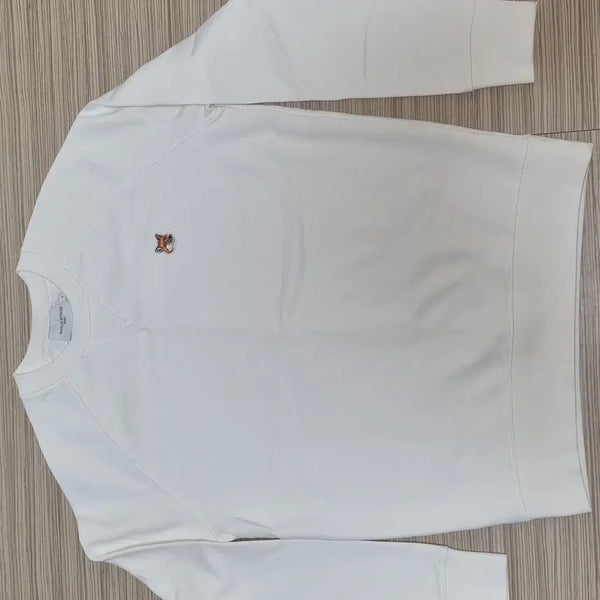 [BUNJANG] Maison Kitsuné Fox Head Sweatshirt White M / 메종키츠네 폭스헤드 맨투맨 화이트 M
