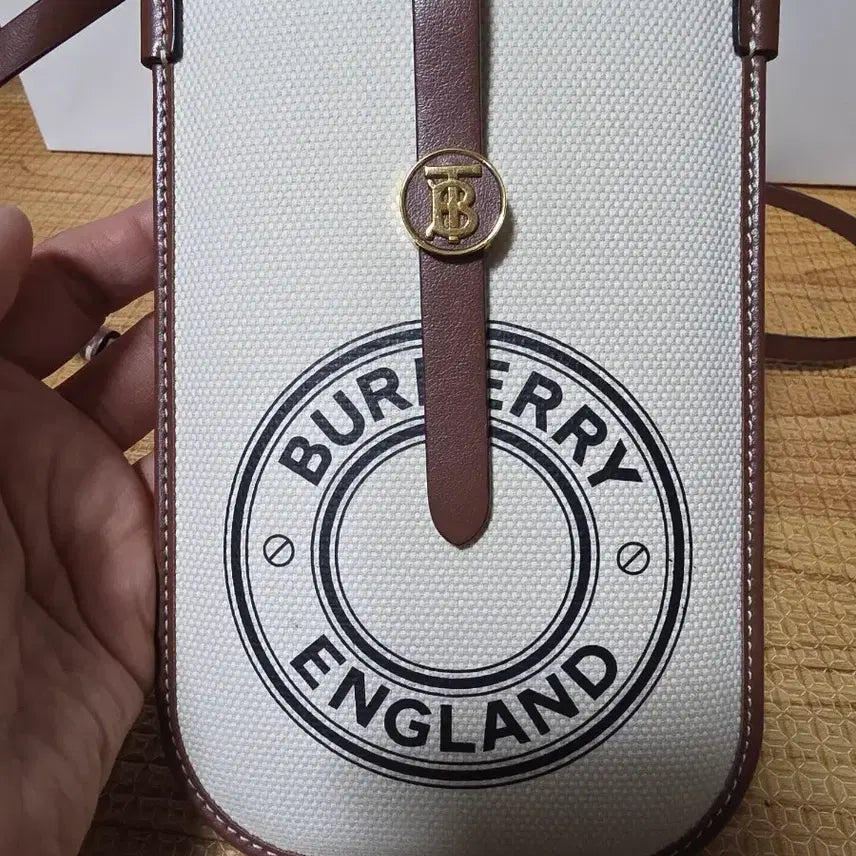 [BUNJANG] Burberry Canvas Phone Strap (Unisex) / 버버리 캔버스 소재의 폰 스트랩 (남녀공용)