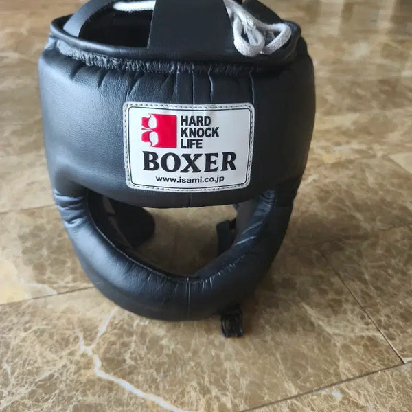 [BUNJANG] Isami Boxing Headgear Black / 이사미 복싱 헤드기어 블랙