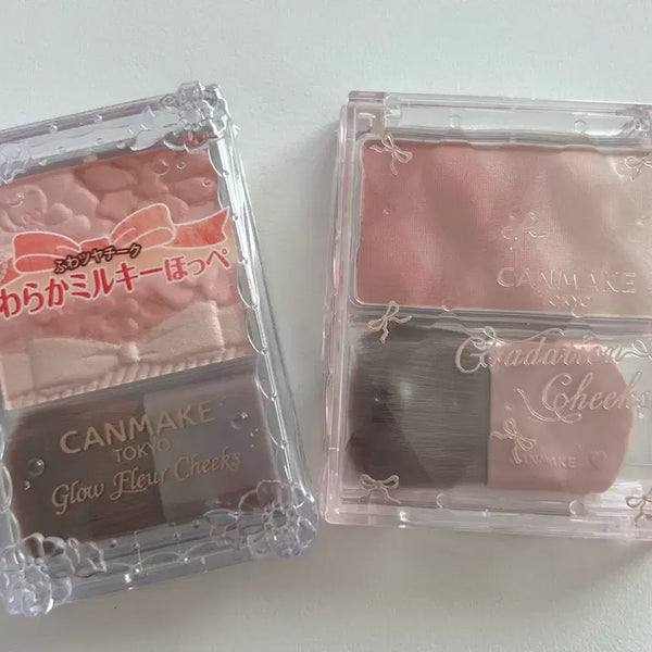 [BUNJANG] Canmake Glow Fleur Cheeks (Shade 18) & Gradation Cheeks (Shade 2) Set / 캔메이크 글로우 플로어 치크 18호, 그라데이션 치크 2호