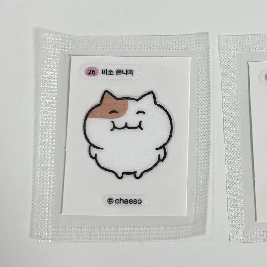 [BUNJANG] Jjonnyami Ttibusil Sticker #26 Miso / 쫀냐미 띠부씰 26번 미소 쫀냐미