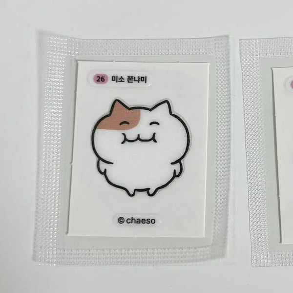 [BUNJANG] Jjonnyami Ttibusil Sticker #26 Miso / 쫀냐미 띠부씰 26번 미소 쫀냐미