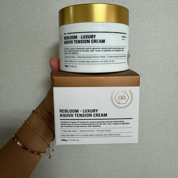 [BUNJANG] Revue Revue Bloom Luxury Aquvo Tension Cream / (우체국당일발송) 리블 리블룸 럭셔리 아쿠보 텐션 크림