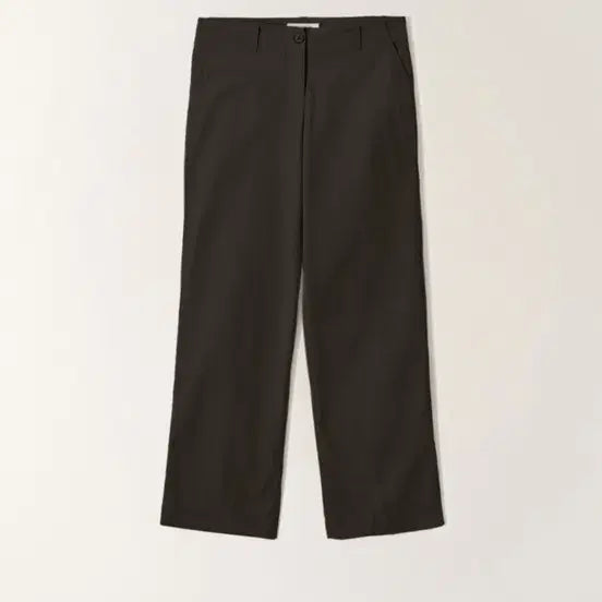 [BUNJANG] Nothing Written Relaxed Low-Rise Pants (Mud Brown) / 낫띵리튼 Relaxed low-rise pants (Mud brown)