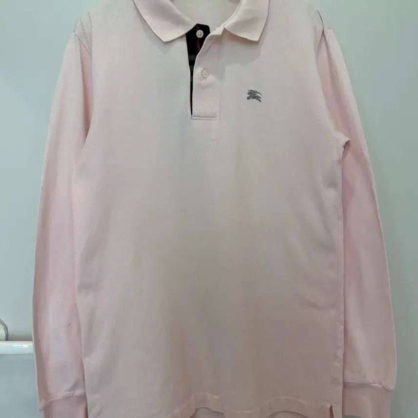 [BUNJANG] Burberry London Polo Shirt Pink L / 정품))) 버버리 런던 카라티 핑크색상 L사이즈