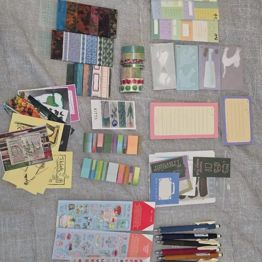 [BUNJANG] Analog Keeper & Janmong Masking Tape & Sticker Bundle / 아날로그키퍼 단종/쟌뭉 스티커/온유어마인드/마스킹테이프 다꾸일괄스티커