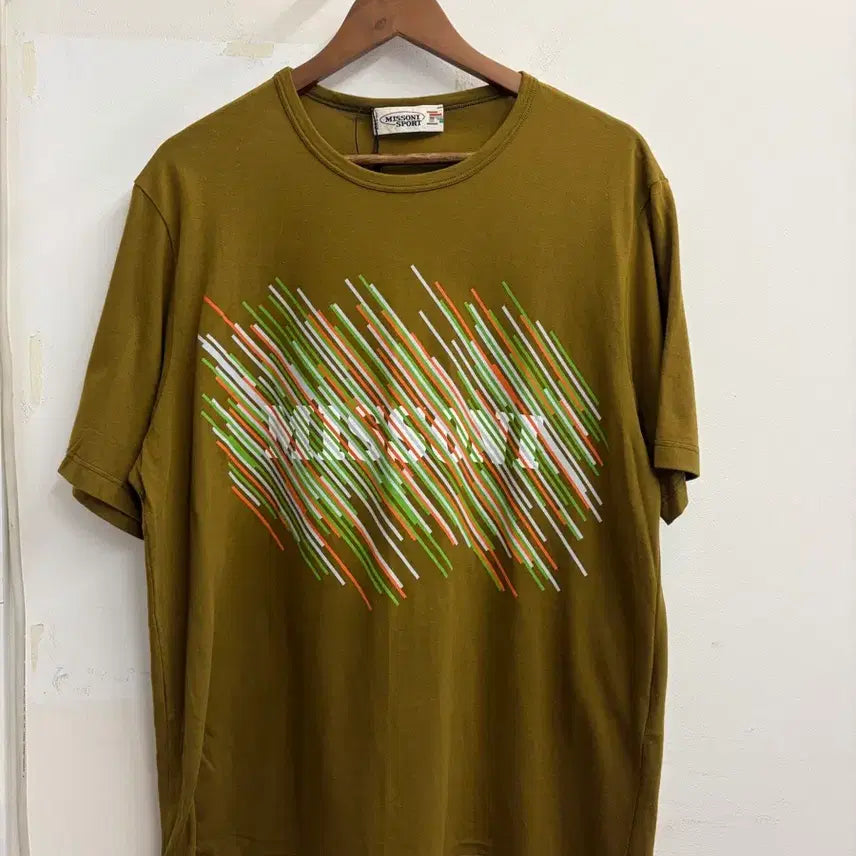 [BUNJANG] Missoni Sport Short Sleeve T-Shirt / N193. 미쏘니 스포츠 반팔티 새상품