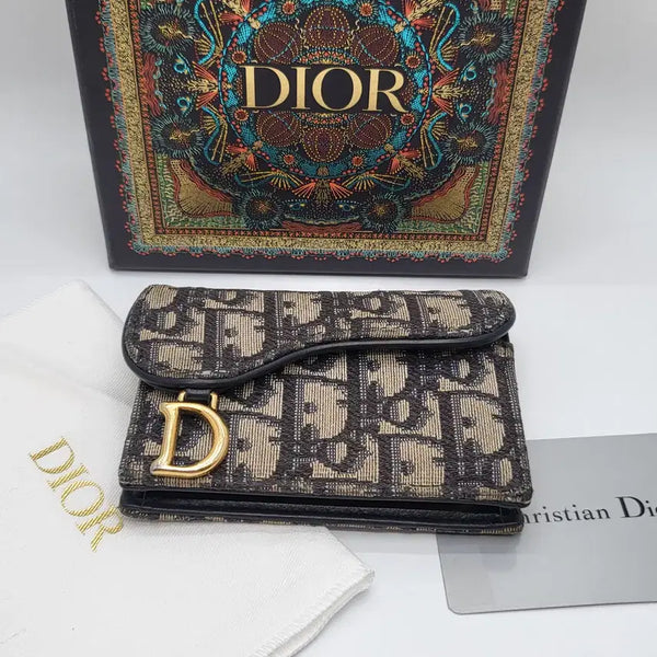[BUNJANG] Dior Oblique Saddle Card Holder / [정품] 디올 오블리크 새들 카드지갑