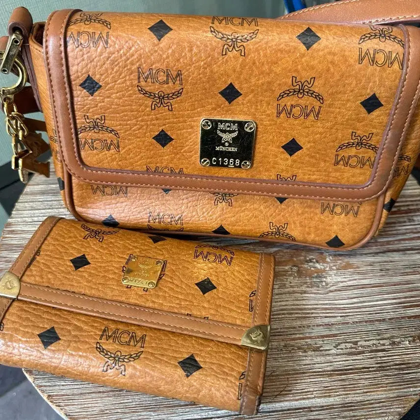[BUNJANG] MCM Visetos Mini Crossbody Bag / 정품) MCM 엠씨엠 비세토스 미니 크로스백