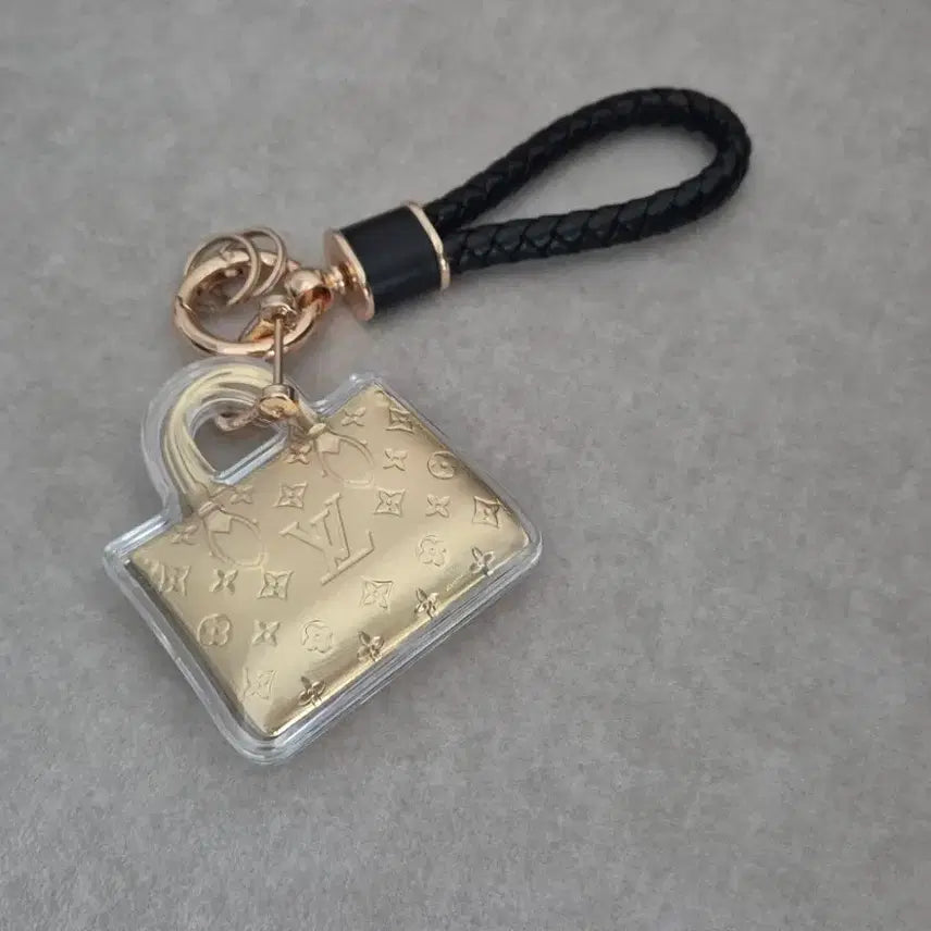 [BUNJANG] 24K Gold 0.02g Bag Charm Keychain / 순금 0.02g 키링