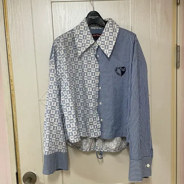 [BUNJANG] Lucky Marchie Shirt (Free Size) / 럭키마르쉐 셔츠(s)