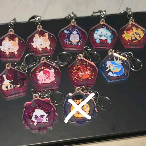 [BUNJANG] Cookierun Kingdom Soul Stone Keychain Set / 쿠키런킹덤 영혼석 키링 시간지기 어둠마녀