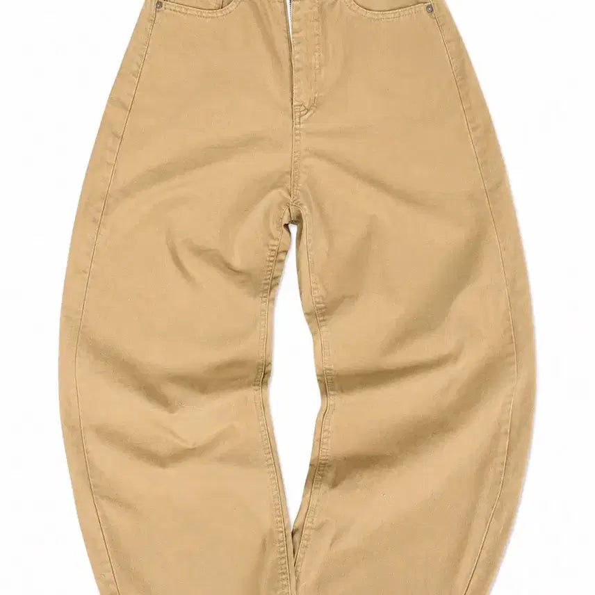 [BUNJANG] Cargo Wide Pants Beige / 카고 와이드 팬츠 베이지