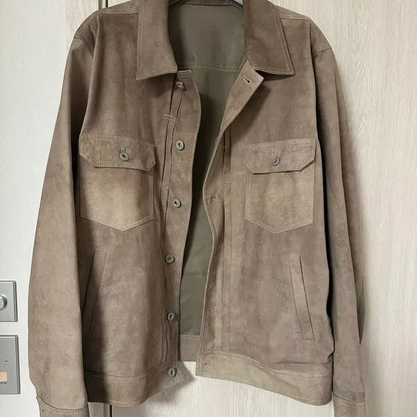 [BUNJANG] Rollingroud Goat Skin Jacket / 롤링라우드 고트스킨 자켓