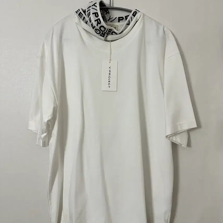[BUNJANG] Y/Project White Short Sleeve T-Shirt L / Y/PROJECT 화이트 반팔 티셔츠 L(택 포함)