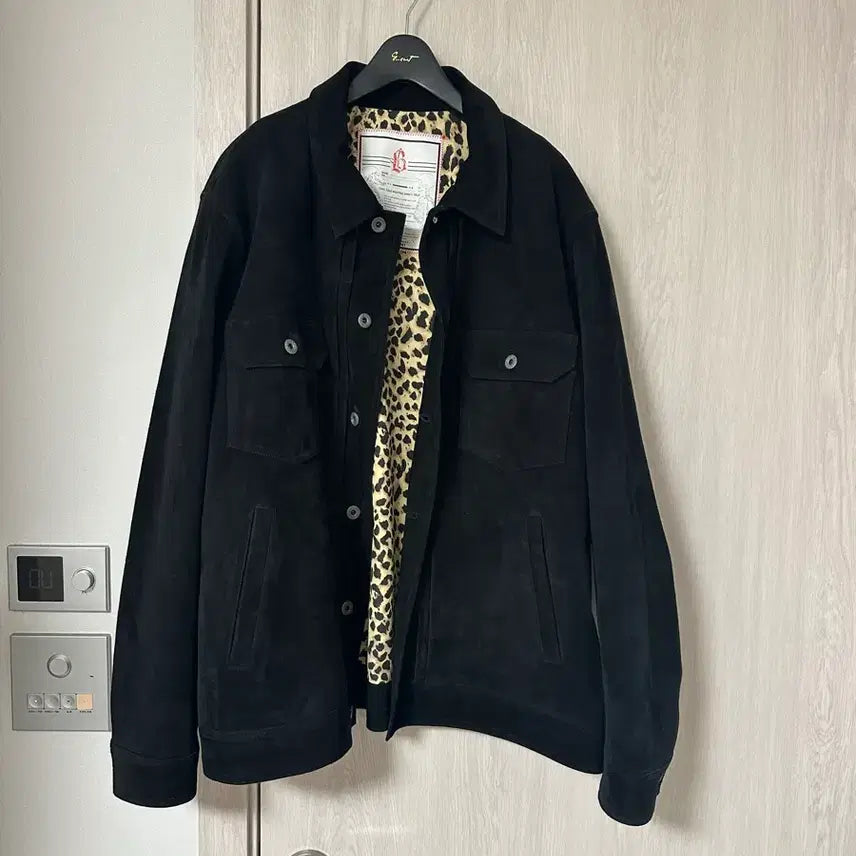 [BUNJANG] Blackout Suede Jacket / 블랙아웃 스웨이드 자켓