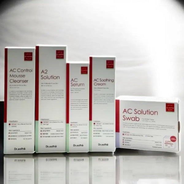 [BUNJANG] Dr. Este AC Set Cleanser Toner Serum Cream Swap / (우체국당일발송) 닥터에스떼 AC세트 (클렌저, 토너, 세럼, 크림,스왑
