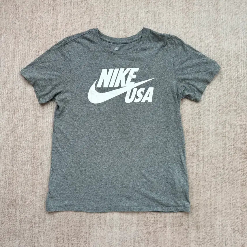 [BUNJANG] Nike Grey USA Logo T-Shirt M / 나이키 그레이 USA 로고 반팔 티셔츠 M