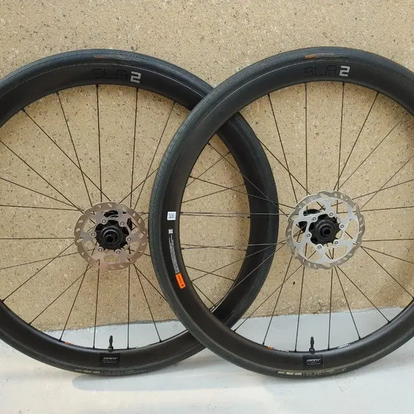 [BUNJANG] Giant SLR 2 Disc Tubeless Ready Carbon Wheelset with Rotors / 자이언트 slr2 디스크 튜블리스레디 카본휠셋+로터 일괄로 팝니다.43만