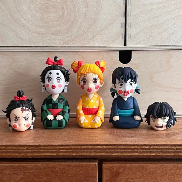 [BUNJANG] Demon Slayer: Kimetsu no Yaiba Entertainment District Arc Tanjiro, Zenitsu, Inosuke Figure Bundle Set / 일괄) 귀멸의 칼날 유곽편 탄지로 젠이츠 이노스케 피규어