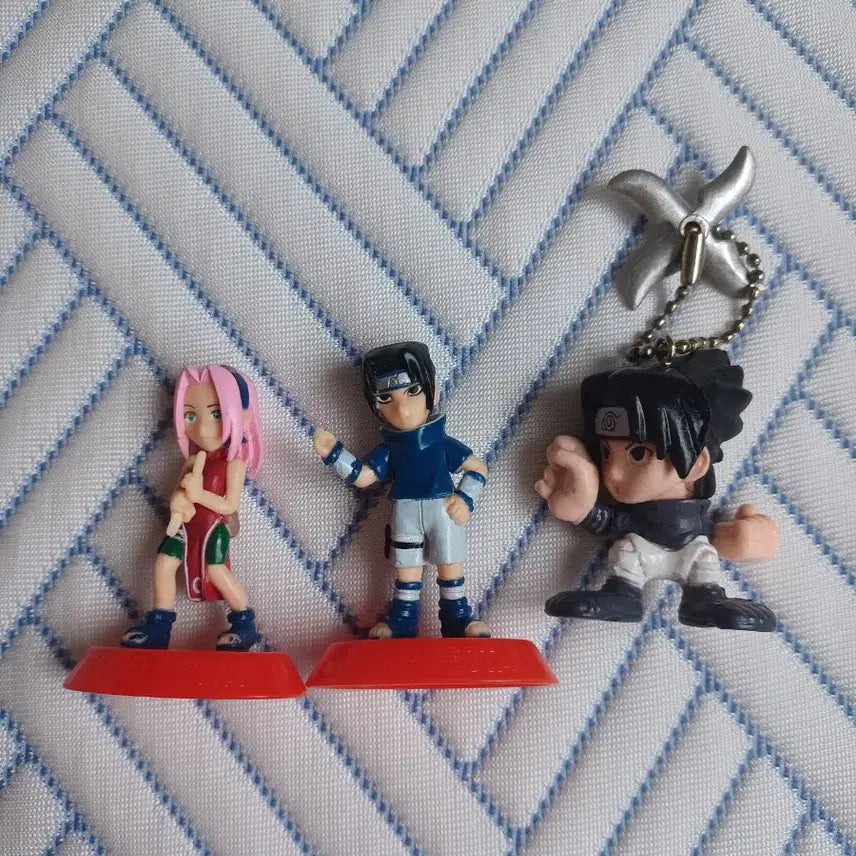 [BUNJANG] Classic Naruto Mini Figures Sasuke Sakura Set / 고전 나루토 미니 피규어 사스케 사쿠라 3종 일괄