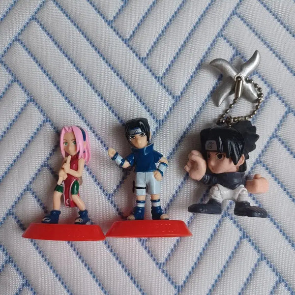 [BUNJANG] Classic Naruto Mini Figures Sasuke Sakura Set / 고전 나루토 미니 피규어 사스케 사쿠라 3종 일괄