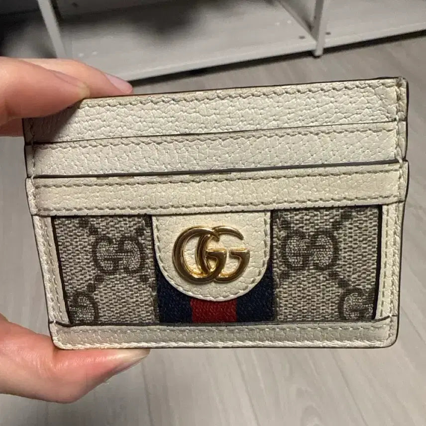 [BUNJANG] Gucci Ophidia Cardholder White / 구찌 오피디아 카드홀더(화이트)