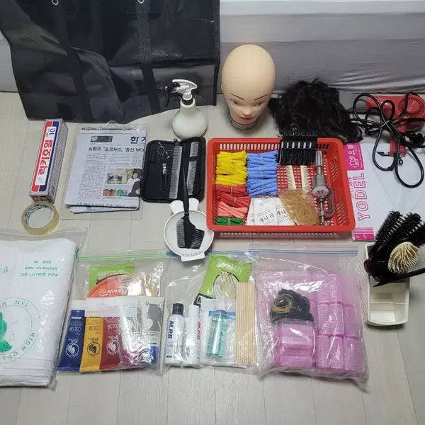 [BUNJANG] Cosmetologist National Examination Practical Skills Full Set / 미용사 국가고시 실기 재료 풀세트