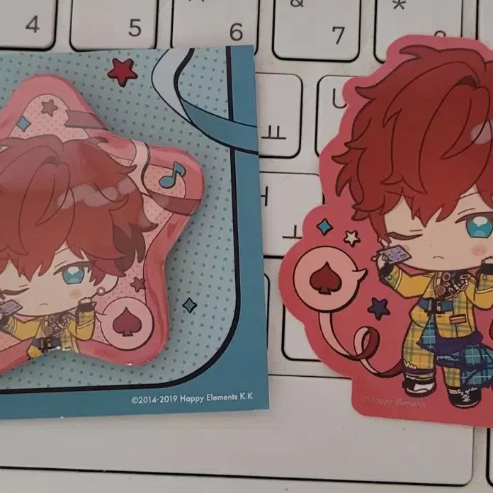 [BUNJANG] Ensemble Stars! Alkaloid Hiroshi Kanzaki Thank You Festival Can Badge & Sticker Bundle Set / 앙상블스타즈 앙스타 알칼로이드 감사제 히이로 캔뱃지+스티커 일괄