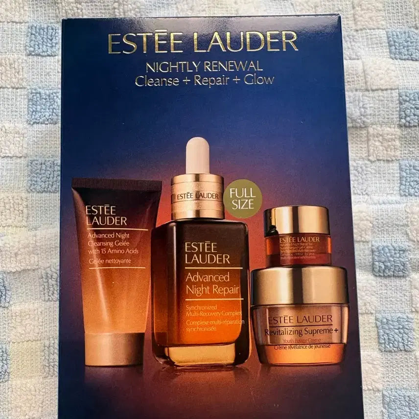 [BUNJANG] Estée Lauder Advanced Night Repair Renewal 4-Piece Set with Full-Size Serum / [새상품] 에스티로더 나이트리 리뉴얼 4종 세트 (갈색병 본품 포함)
