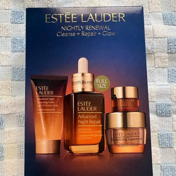 [BUNJANG] Estée Lauder Advanced Night Repair Renewal 4-Piece Set with Full-Size Serum / [새상품] 에스티로더 나이트리 리뉴얼 4종 세트 (갈색병 본품 포함)