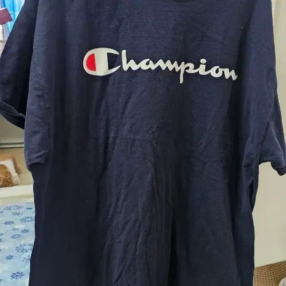 [BUNJANG] Champion Short Sleeve T-Shirt Navy / 챔피온 반팔티 네이비