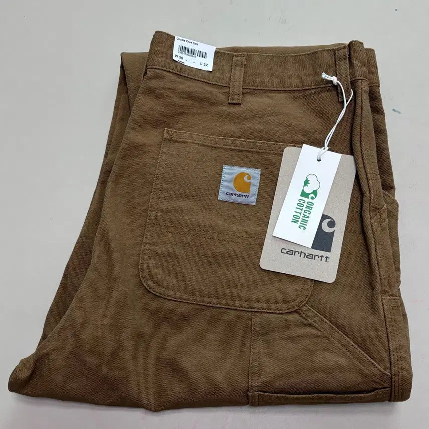 [BUNJANG] Carhartt WIP Dearborn Canvas Faded Double Knee Pants Hamilton Brown / 칼하트 WIP 디어본 캔버스 페이디드 더블 니 팬츠 해밀턴 브라운